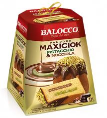 PANDORO BALOCCO 800GR CREMA DE PISTACHO Y AVELLANAS