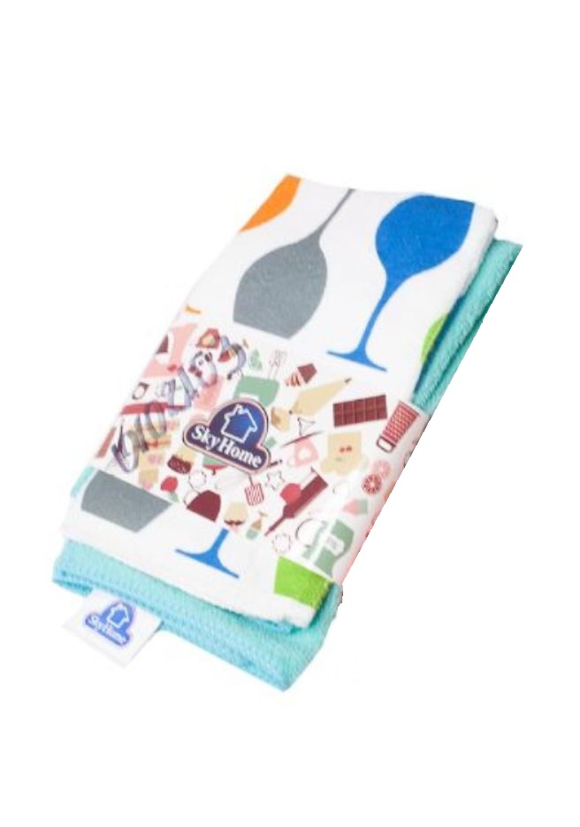 PAÑITO DE COCINA AMA DE CASA RIZO 1UND NIEVE