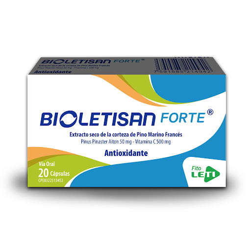 BIOLETISAN FORTE 50MG-500MGX20CAPS LETI