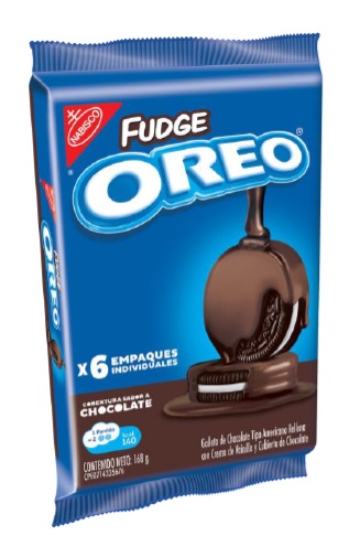 GALLETA OREO 168GR FUDGE OW 6S