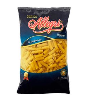 PASTA ALLEGRI 1KG RIGATONES PREMIUM