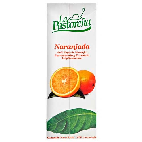JUGO LA PASTORENA 1LT NARANJA UHT