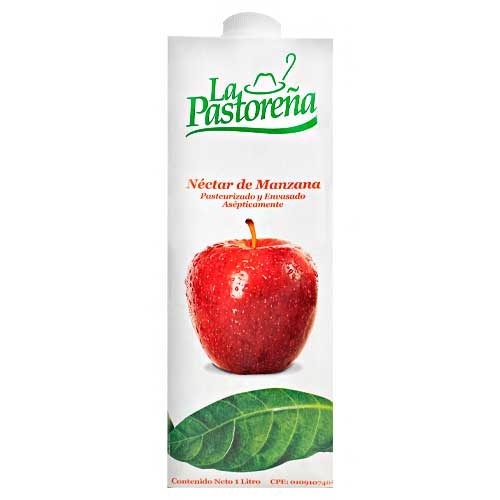 JUGO LA PASTORENA 1LT MANZANA UHT
