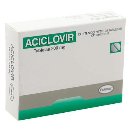 ACICLOVIR 200MG X 25TAB POLINAC