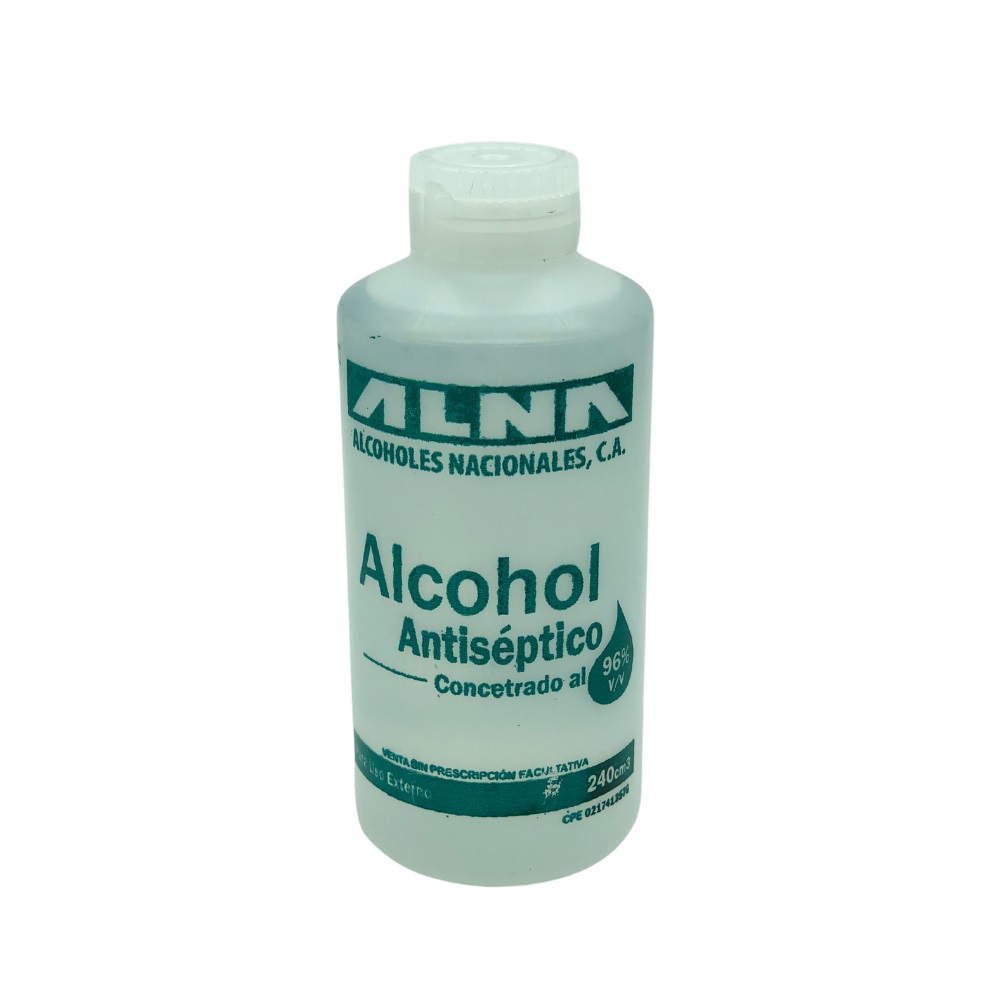 ALCOHOL ANTISEPTICO 96% X 240ML ALNA