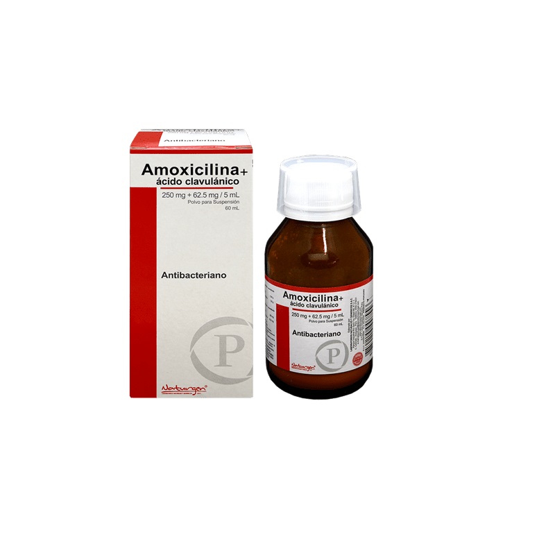AMOXICILINA ACID CLAV 250MG 62,5MG 5ML X 60ML PORTUGAL