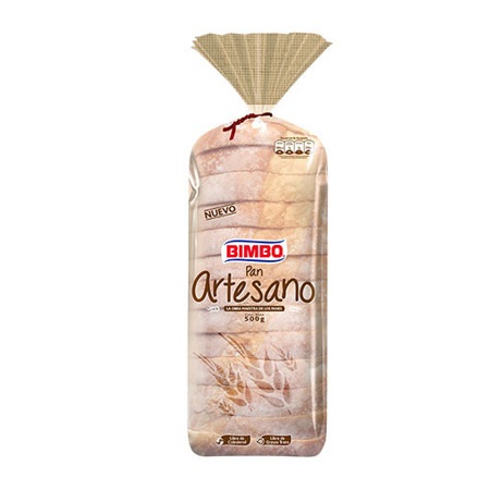 PAN SANDWICH BIMBO 500GR INTEGRAL ARTESANO