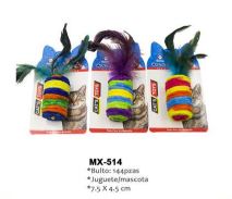 JUGUETE P/GATO 7.5X4.5CM MX-514