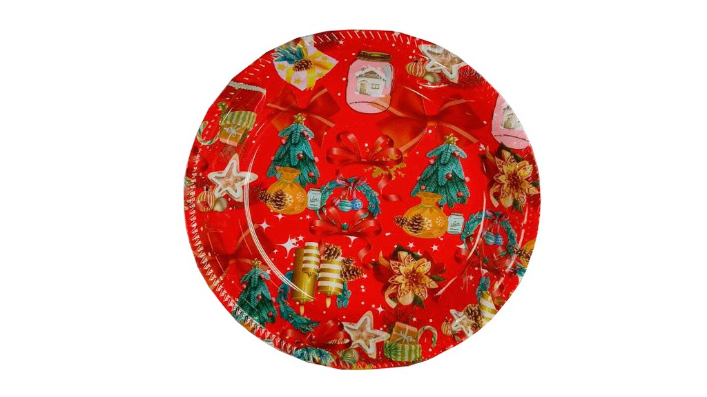 PLATOS DE NAVIDAD CIRCULAR
