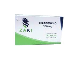 CEFADROXILO 500MG X 10CAPSULAS ZAKI