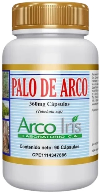 PALO DE ARCO 360MG X 90CAPS ARCO IRIS