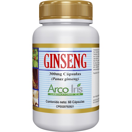GINSENG 300MG X 60 CAPS ARCO IRIS