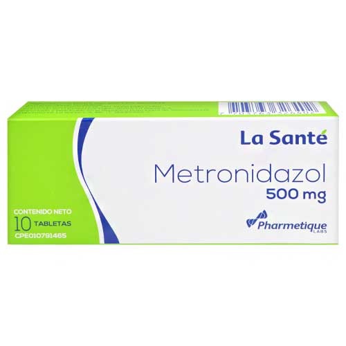 METRONIDAZOL 500MG X 10TABLETAS LA SANTE