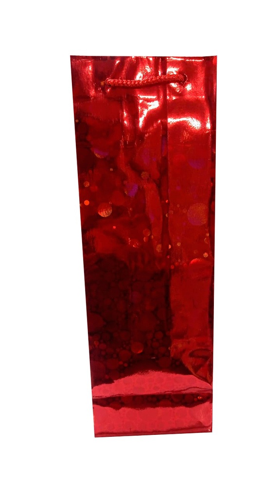 BOLSA DE REGALO PARA BOTELLA NAVIDAD