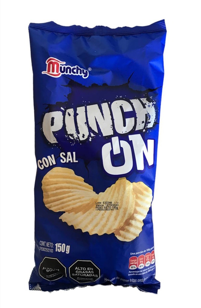 PAPA PUNCH ON MUNCHY 150GR CON SAL