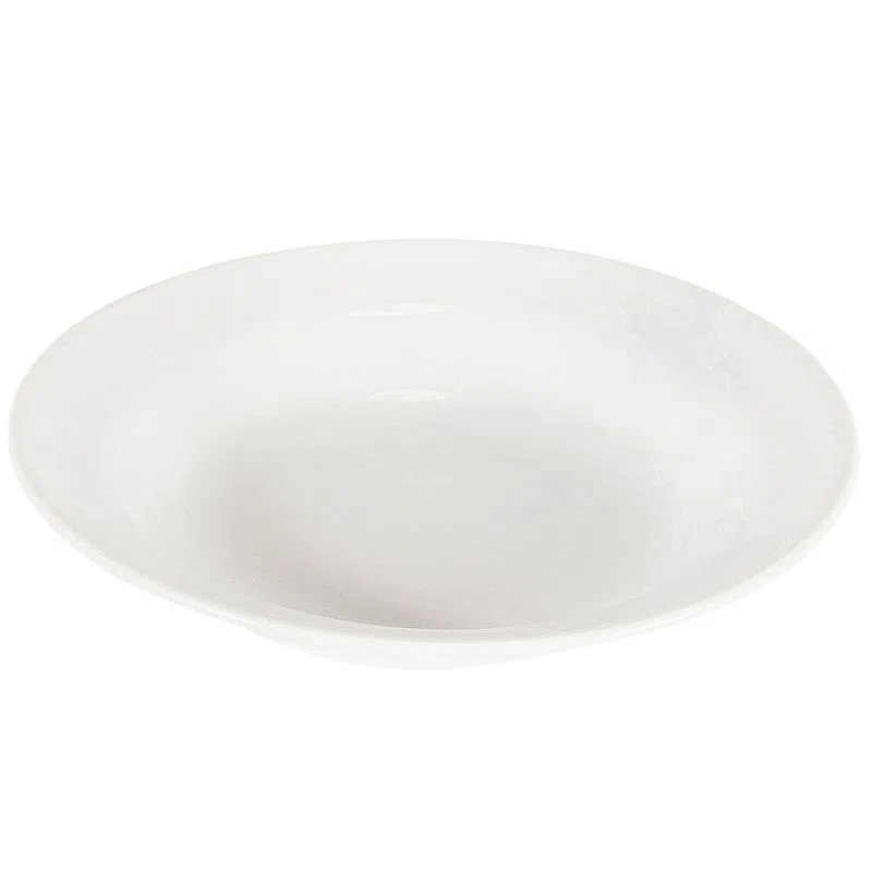 PLATO HONDO BLANCO DE CERAMICA 6