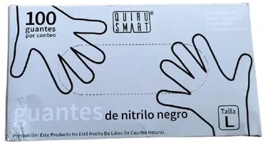 GUANTES DE LATEX 100 UND TALLA L QUIRU SMART