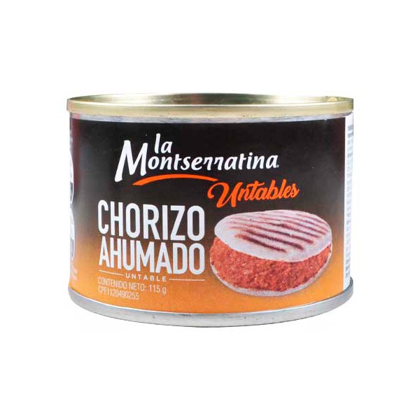 CHORIZO MONTSERRATINA 115GR AHUMADO UNTABLE