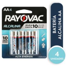 PILA ALCALINA AA 4UND RAYOVAC