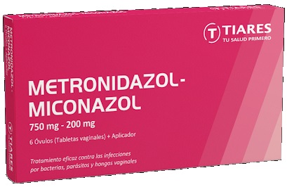 METRONI MICON 750MG 200MG X 6OVU APLIC TIARES