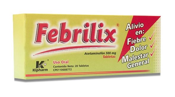 FEBRILIX 500MG X 20 TABLETAS KIPHARM
