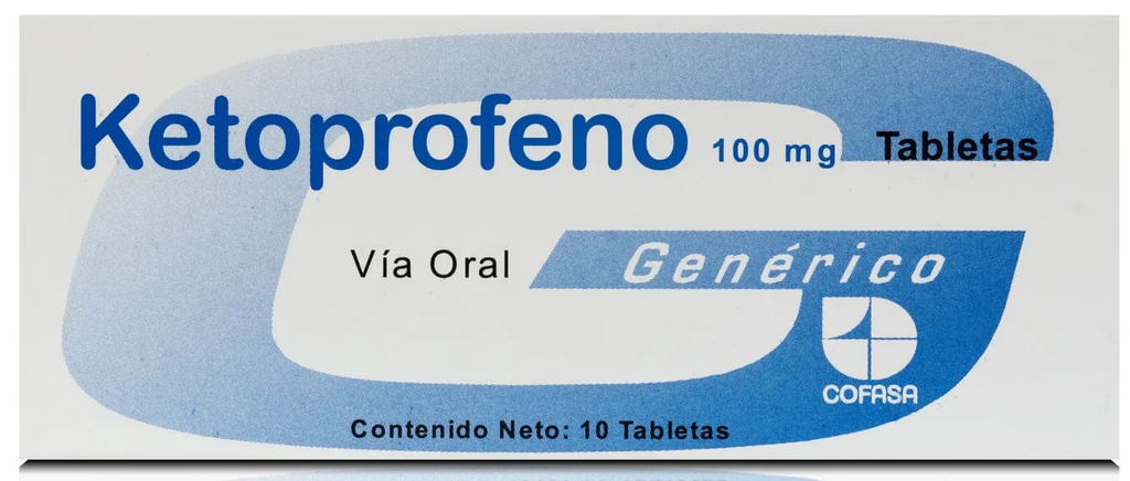 KETOPROFENO 100MG X 10 TABLETAS COFASA
