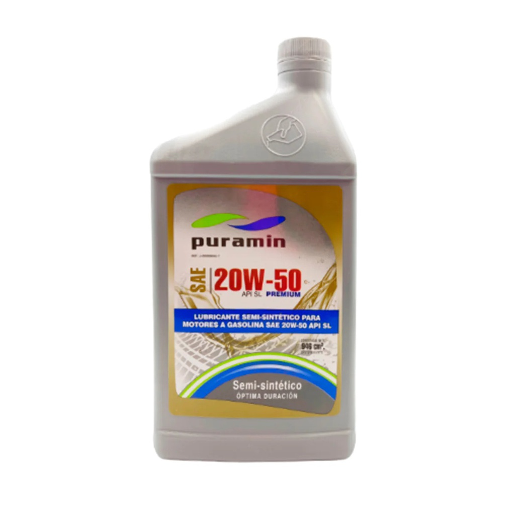ACEITE PURAMIN 20W50 SEMI SINTETICO