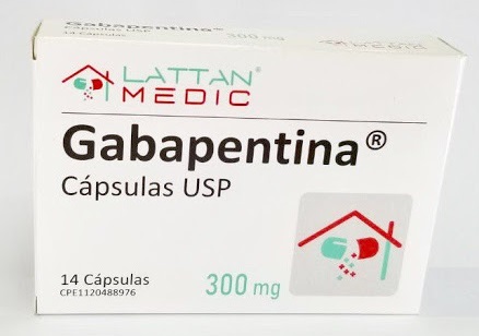 GABAPENTINA 300MG X 14 CAPSULAS LATTAN