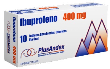 IBUPROFENO 400MG X 10 TABLETAS PLUSANDEX