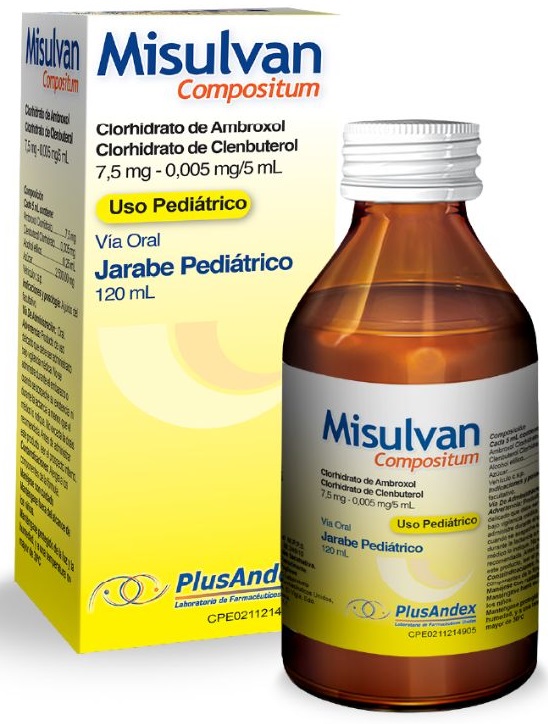 MISULVAN 7,5MG/0,005MG/5ML X 120ML PED PLUSANDEX