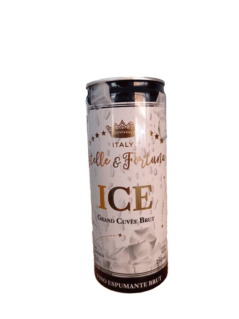 VINO STELLE &amp; FORTUNA 250ML ICE CUVEE BRUT LATA