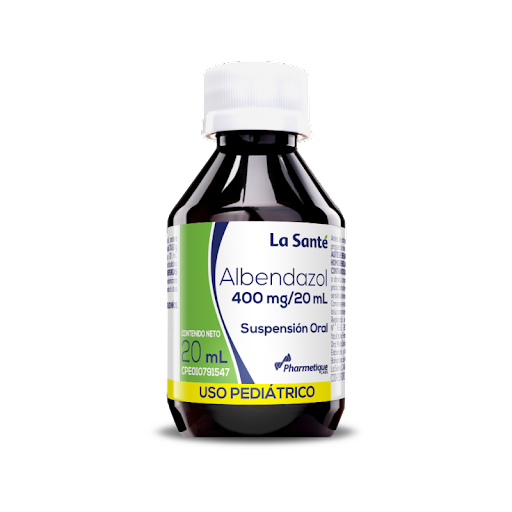 ALBENDAZOL 400MG/20MG X 20ML PED LA SANTE