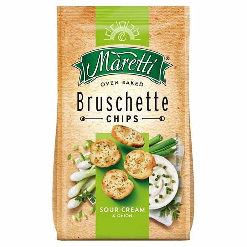 BRUSCHETTA MARETTI 140GR SOAR CREAM &amp; ONION