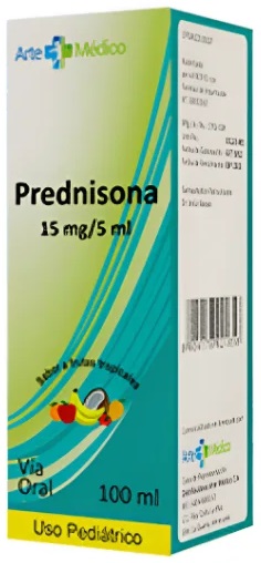 PREDNISONA 15MG/5ML X 100ML USO PED ARTE MEDICO