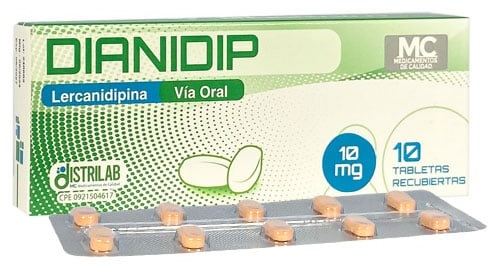 DIANIDIP 10MG X 10TABLETAS DRISTRILAB