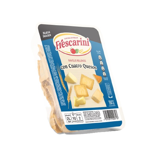PASTA RAVIOLITOS FRESCARINI 250GR CUATROS QUESOS