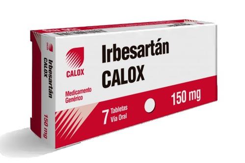 IRBESARTAN 150MG X 7 TABLETAS CALOX