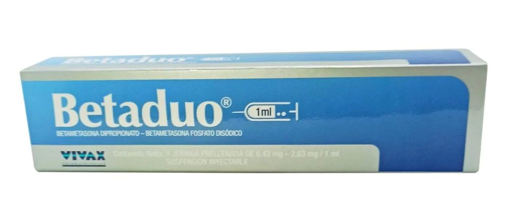 BETADUO SUSP INYEC 6.43MG/2.631MG X 1 AMP VIVAX