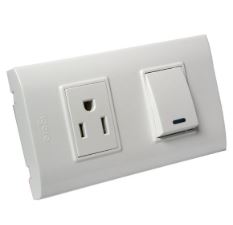 INTERRUPTOR TOMACORRIENTE IGOTO BLANCO