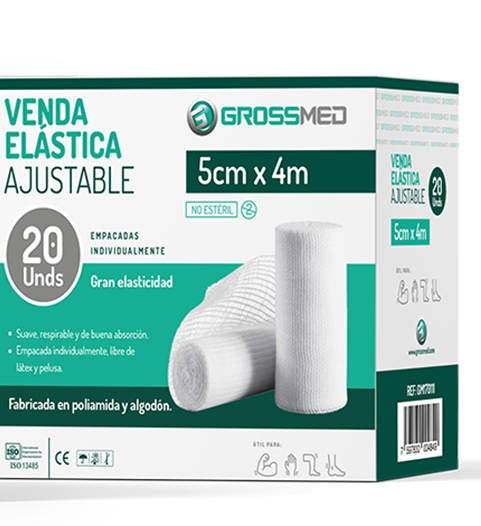 VENDA ELASTICA 5CM X 4M X 1UND GROSSMED