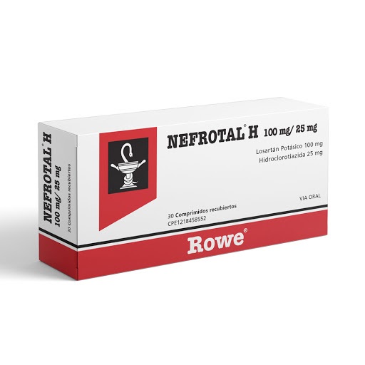 NEFROTAL H 100MG 25MG X 30COMP ROWE