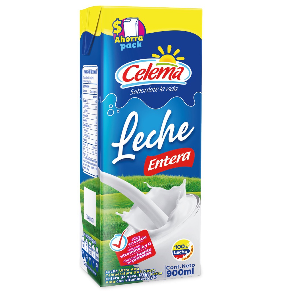LECHE CELEMA 900ML COMPLETA UHT