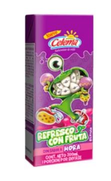 JUGO CELEMA 200ML MORA