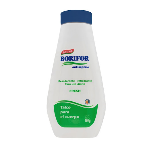 TALCO ANTISEPTICO BORIFOR 180G FRESH