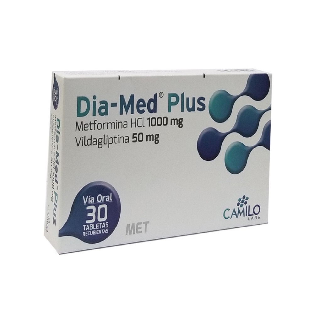 DIA MED PLUS 1000MG 50MG X 30 TABL CAMILO LABS