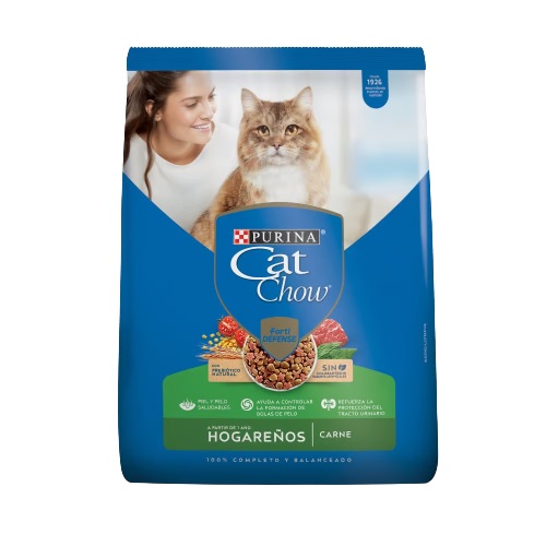 ALIMENTO P/GATO CAT CHOW 1.5KG HOGAREÑOS CARNE