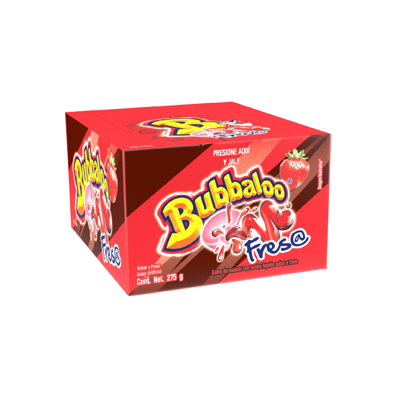 CHICLETS BUBBALOO X 70UND FRESA