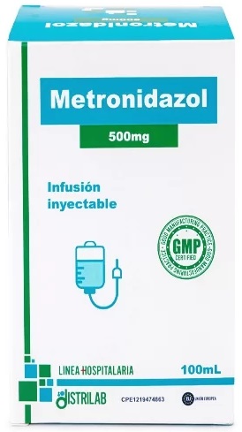 METRONIDAZOL 500MG X 100ML I.V SOL INY DISTRILAB