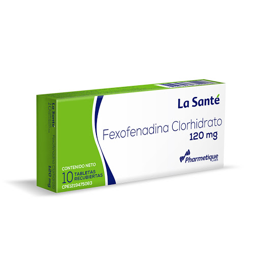FEXOFENADINA 120MG X 10TAB LA SANTE