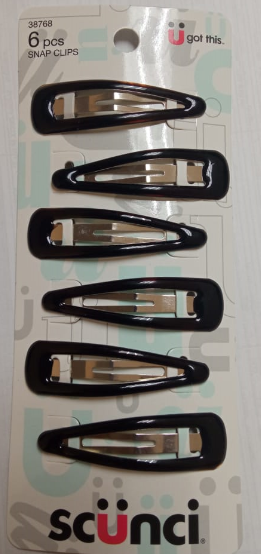 GANCHOS SCUNCI PARA CABELLO 6PZA CLIPPIES